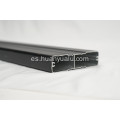 Perfiles de aluminio anodizado industrial de plata de plata de metal